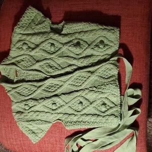 Free People Fun Green Vest Size Small